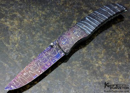 28 apr 2017  George Muller Custom Knife  Mike Fellows "Rochas Mosaic" Damascus Linerlock