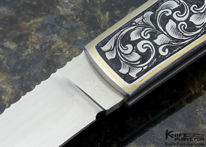 Doug Casteel Custom Knife Engraved Lockback - Image 2