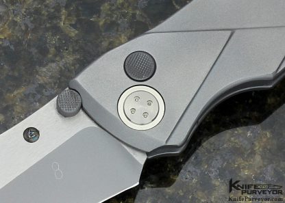 Allen Elishewitz Custom Knife The Pirate #8 Titanium Button Lock - Image 2