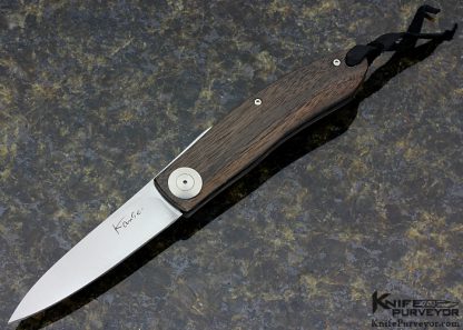 Kansei Matsuno Custom Knife Z071L Walnut Friction Folder