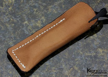 Kansei Matsuno Custom Knife Z071M African Blackwood Friction Folder - Image 6