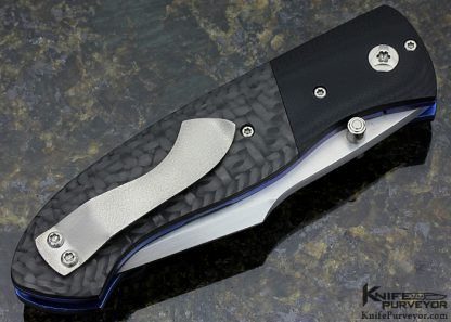 Sean O'Hare Custom Knife Carbon Fiber F2K Linerlock - Image 3