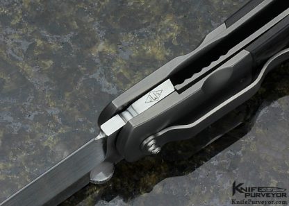 John W. Smith Custom Knife Carbon Fiber & Titanium Large Linerlock - Image 5