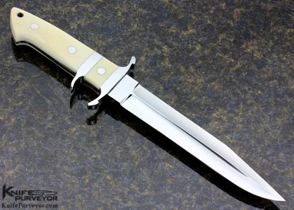 Masao Takahashi Custom Knife Scrimshawed Big Bear Fighter - Image 4