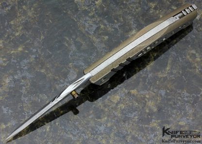 Jose de Braga Custom Knife Machined Titanium Slip Joint - Image 5