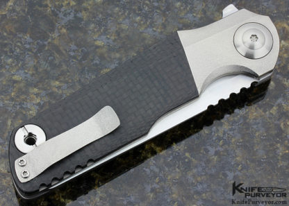 Eddie Baca Custom Knife Liong Mah Design "Remedy" Flipper - Image 3