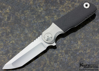 Eddie Baca Custom Knife Liong Mah Design "Remedy" Flipper