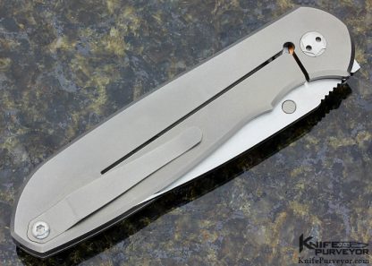 Michael Raymond Custom Knife "Estrella" Titanium Frame Lock - Image 4