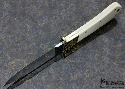 Ron Lake Custom Knife Mammoth Fixed Blade Engraved by Lynton McKenzie - Image 6