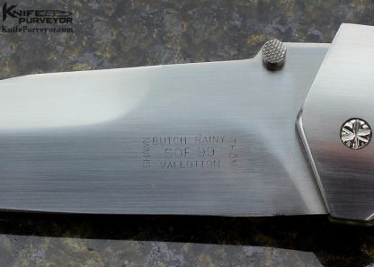 Vallotton Collaboration Custom Knife "Officer #8" Auto Carbon Fiber Linerlock - Image 2