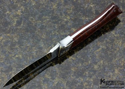 Curt Erickson Custom Knife Snakewood Hunter Engraved by Juile Warenski - Image 7