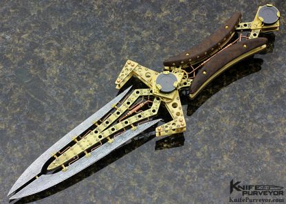 Van Barnett Custom Knife IMA "Illusion Machine Art" Fixed Blade