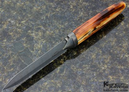 Anders Hogstrom Custom Knife Sole Authorship Damascus - Image 6