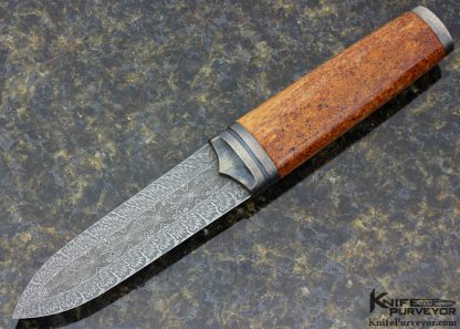 Anders Hogstrom Custom Knife Sole Authorship Damascus Dagger