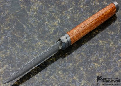 Anders Hogstrom Custom Knife Sole Authorship Damascus Dagger - Image 4