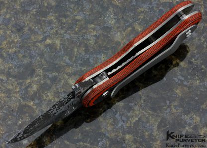 Tom Heard Custom Knife "Baby Chee" with Carbon Fiber and G10 Linerlock - Image 7