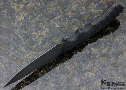 Chris Williams "Wilmont" Custom Knife "Persian Tanto" with Scalloped G10 - Image 7