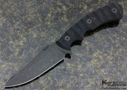 Chris Williams "Wilmont" Custom Knife "Persian Tanto" with Scalloped G10