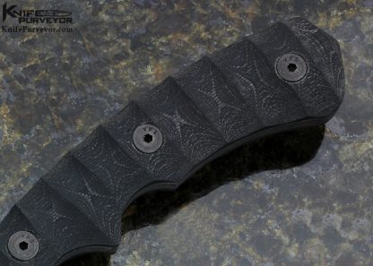 Chris Williams "Wilmont" Custom Knife "Persian Tanto" with Scalloped G10 - Image 3