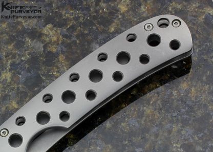 Tom Mayo Custom Knife Talonite And Titanium "TNT" Frame Lock - Image 3