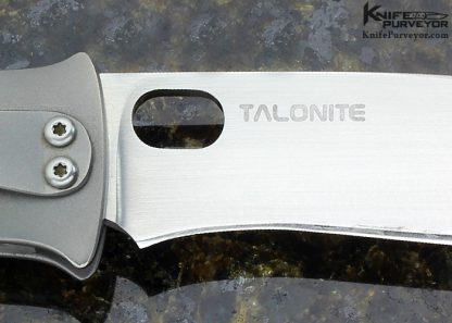 Tom Mayo Custom Knife Talonite And Titanium "TNT" Frame Lock - Image 5