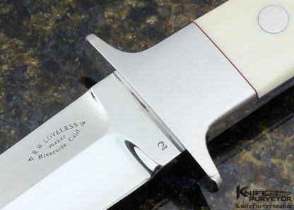 Bob Loveless Custom Knives #2 Fighter with Extended Bolster - Image 2