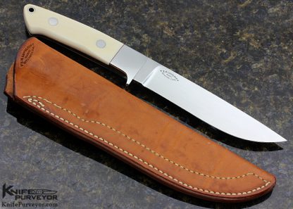 Bob Loveless Custom Knives #2 Straight Hunter with Extended Bolster - Image 3