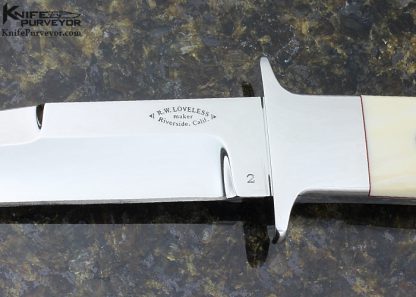 Bob Loveless Custom Knife #2 Chute - Image 2