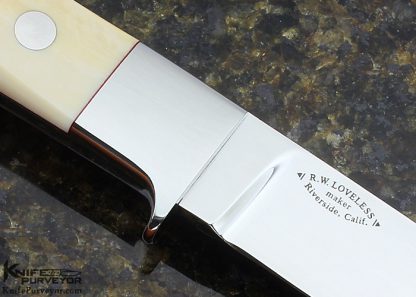 Bob Loveless Custom Knives #2 Stretch Utility with Extended Bolster - Image 4