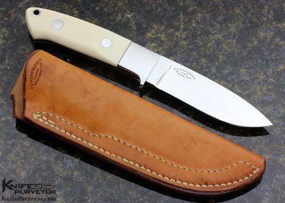 Bob Loveless Custom Knife #2 Drop Point Hunter with Extended Bolster - Image 3