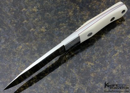 Bob Loveless Custom Knife #2 Drop Point Hunter with Extended Bolster - Image 5