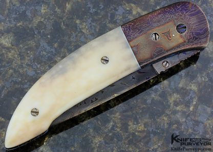 Rick Dunkerley Custom Knife Sole Authorship Damascus - Image 3