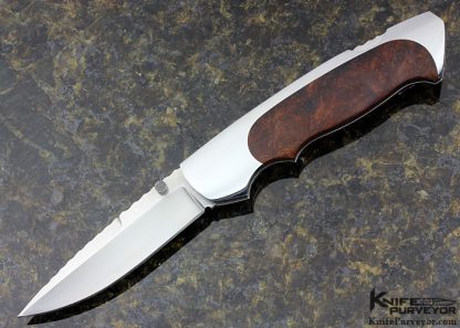 Joe Kious Custom Knife Very Early Ironwood Lockback