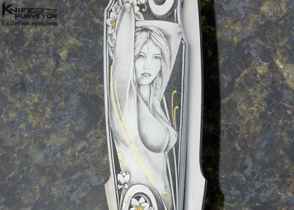 Sergio Consoli Custom Knife Engraved by Giorgia Contesa - Image 5