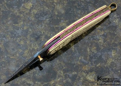 Stephen Olszewski Custom Knives 14Kt Gold "Gold Wing" Liner Lock - Image 4