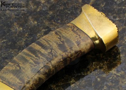 Bill Moran Custom Knife Vietnam Era "M-7 Fighter" Stamped Lime Kiln - Image 3