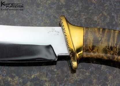 Bill Moran Custom Knife Vietnam Era "M-7 Fighter" Stamped Lime Kiln - Image 2