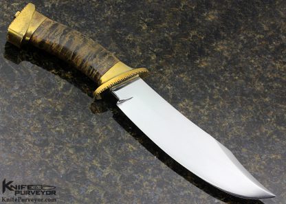 Bill Moran Custom Knife Vietnam Era "M-7 Fighter" Stamped Lime Kiln - Image 4