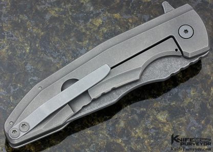 Ram Maramba Custom Knife Zero Knives "Habu Flipper" Titanium Frame Lock - Image 4