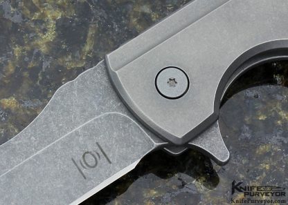 Ram Maramba Custom Knife Zero Knives "Habu Flipper" Titanium Frame Lock - Image 2