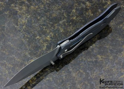 Jim Burke Custom Knife "Resurrection" Titanium Frame Lock - Image 7