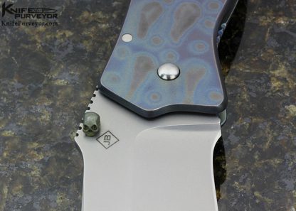 Jim Burke Custom Knife "Resurrection" Titanium Frame Lock - Image 2