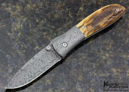 Kit Carson Custom Knife Small Model 4 w/ Damascus