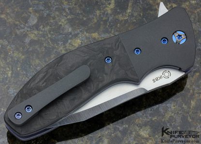 Kirby Lambert Custom Knife XHP Steel & Matte Finished Zirconium "Snap" Flipper - Image 4