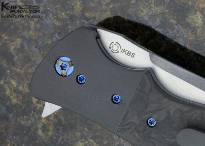 Kirby Lambert Custom Knife XHP Steel & Matte Finished Zirconium "Snap" Flipper - Image 5