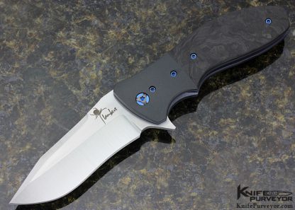 Kirby Lambert Custom Knife XHP Steel & Matte Finished Zirconium "Snap" Flipper