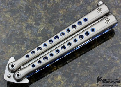 Darrel Ralph Custom Knife V82 Balisong Holy Moly Recurve Bowie - Image 3