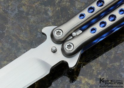 Darrel Ralph Custom Knife V82 Balisong Holy Moly Recurve Bowie - Image 2