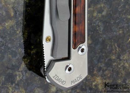 Chris Reeve Small Sebenza Snakewood Inlay - Image 4