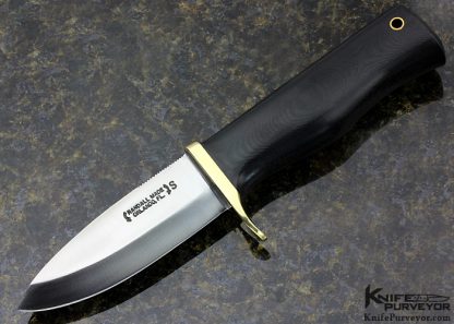 Randal Custom Knife Model Fireman with Border Patrol Handle